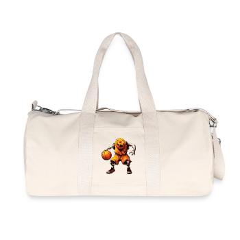 Halloween Basketball Player - Recycled Canvas Sports Bag by Stanley/Stella - natural - Front