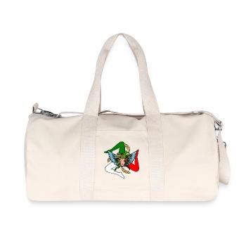 Trinacria de Sicile - Sac de sport en toile recyclée Stanley/Stella - blanc naturel - Devant