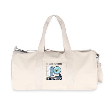Ich Suche Mein Netto - Recycelte Canvas-Sporttasche von Stanley/Stella - Naturweiß - Vorne