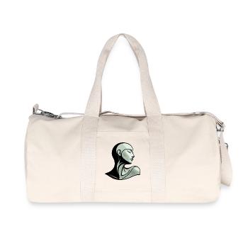 Green Line Portrait in Shadow - Recycled Canvas Sports Bag by Stanley/Stella - natural - Front