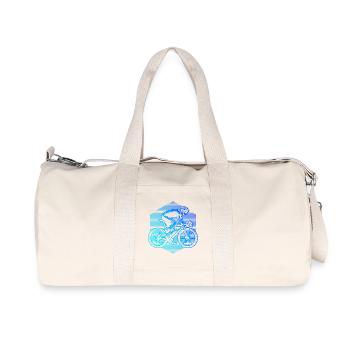 Gift idea for a road bike with road bike - Recycled Canvas Sports Bag by Stanley/Stella - natural - Front