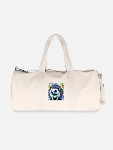 hérisson - Sac de sport en toile recyclée Stanley/Stella - blanc naturel