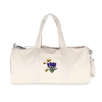 Bees Insects Flowers Nature Children - Recycled Canvas Sports Bag by Stanley/Stella - natural - Front