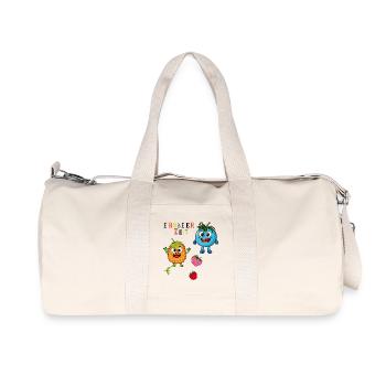 L’heure des fraises - Sac de sport en toile recyclée Stanley/Stella - blanc naturel - Devant