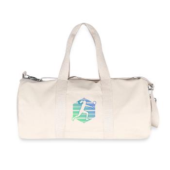 Les joueurs de baseball et le poing s’accordent ensemble - Sac de sport en toile recyclée Stanley/Stella - blanc naturel - Devant