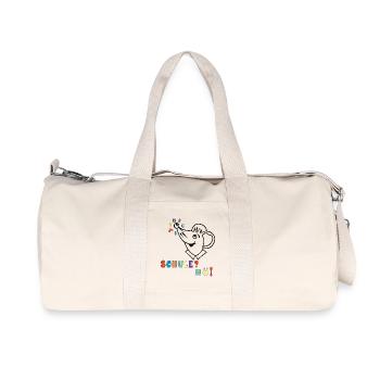  Schule Nein - Recycelte Canvas-Sporttasche von Stanley/Stella - Naturweiß - Vorne