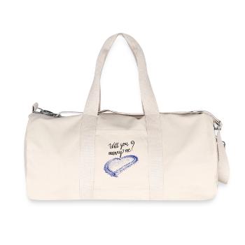 Merry Me - Recycled Canvas Sports Bag by Stanley/Stella - natural - Front