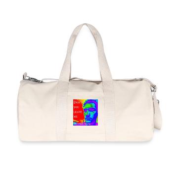 Ne me quitte pas par Mark Noone - Sac de sport en toile recyclée Stanley/Stella - blanc naturel - Devant