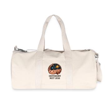 Cosmic brain space with planets - Recycled Canvas Sports Bag by Stanley/Stella - natural - Front