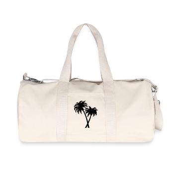 cocotier - Sac de sport en toile recyclée Stanley/Stella - blanc naturel - Devant