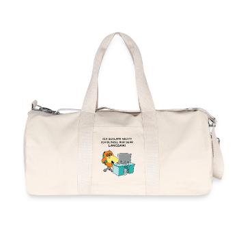 Powernapping - Kaffeetasse - Recycelte Canvas-Sporttasche von Stanley/Stella - Naturweiß - Vorne