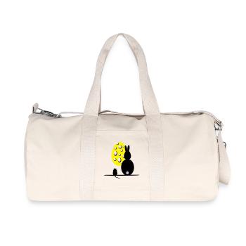 Mäuseosterei - Recycelte Canvas-Sporttasche von Stanley/Stella - Naturweiß - Vorne