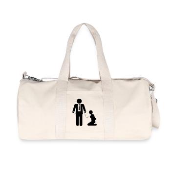 BDSM Master - Recycelte Canvas-Sporttasche von Stanley/Stella - Naturweiß - Vorne