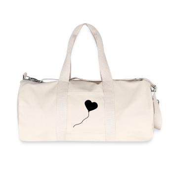 herzluftballon_1c - Sac de sport en toile recyclée Stanley/Stella - blanc naturel - Devant