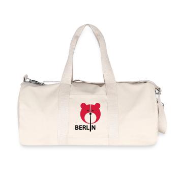 Berlin - Recycled Canvas Sports Bag by Stanley/Stella - natural - Front