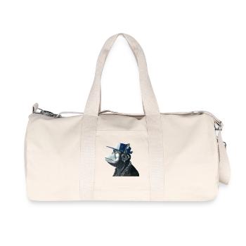 Affe Graffiti von Custom - Recycelte Canvas-Sporttasche von Stanley/Stella - Naturweiß - Vorne