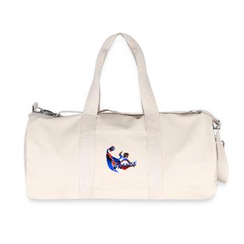 FRANCE FOOTBALL SHIRT - Recycled Canvas Sports Bag by Stanley/Stella - natural - Front