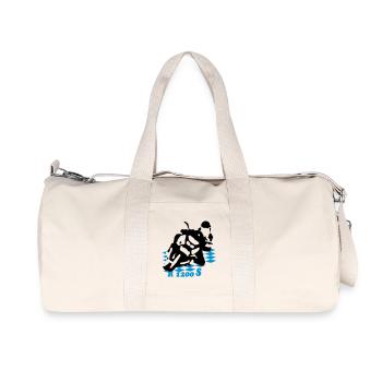 1200s_bayern_Fahne - Recycelte Canvas-Sporttasche von Stanley/Stella - Naturweiß - Vorne