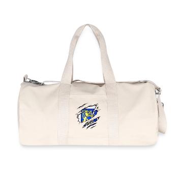 Legnica - Poland - Recycled Canvas Sports Bag by Stanley/Stella - natural - Front