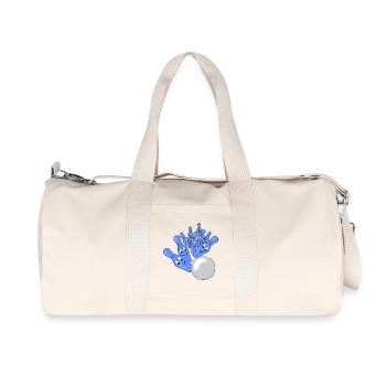 bowling - Sac de sport en toile recyclée Stanley/Stella - blanc naturel - Devant