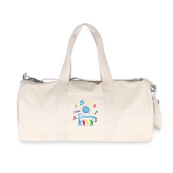 I love dancing - Recycled Canvas Sports Bag by Stanley/Stella - natural - Front