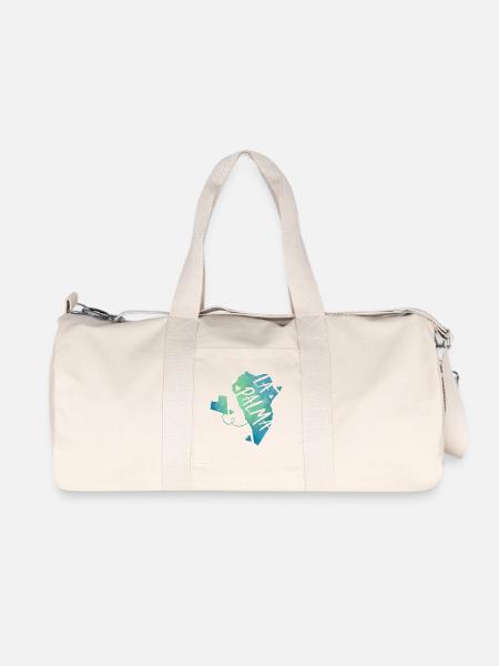 La Palma - Recycelte Canvas-Sporttasche von Stanley/Stella - Naturweiß