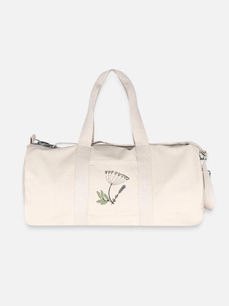 kräuter - Recycelte Canvas-Sporttasche von Stanley/Stella - Naturweiß