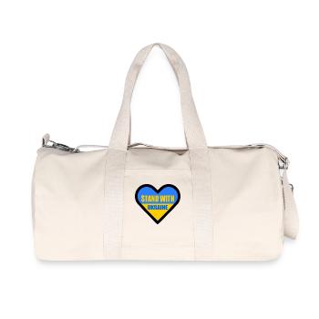 ukraine - Recycled Canvas Sports Bag by Stanley/Stella - natural - Front