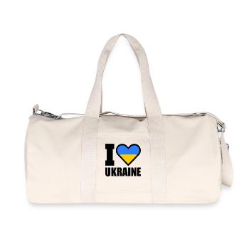 Ukraine - Recycled Canvas Sports Bag by Stanley/Stella - natural - Front