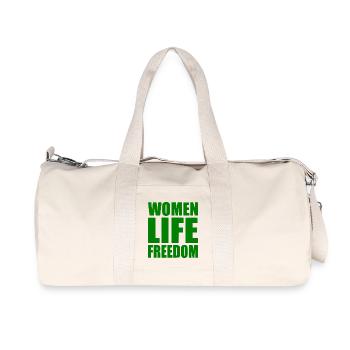 Women life freedom - Sac de sport en toile recyclée Stanley/Stella - blanc naturel - Devant