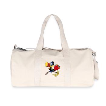 Papagei - Recycelte Canvas-Sporttasche von Stanley/Stella - Naturweiß - Vorne