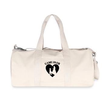 Game Over Funny Bachelor Party Mariage - Sac de sport en toile recyclée Stanley/Stella - blanc naturel - Devant
