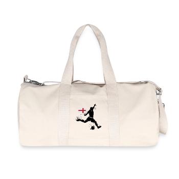 Football England Fan Player Blast icône - Sac de sport en toile recyclée Stanley/Stella - blanc naturel - Devant