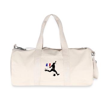 Joueur de football Blast France Team - Sac de sport en toile recyclée Stanley/Stella - blanc naturel - Devant