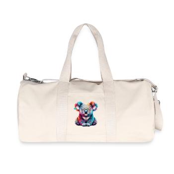Koala - Sac de sport en toile recyclée Stanley/Stella - blanc naturel - Devant