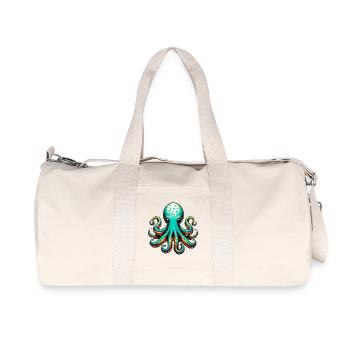 Pieuvre - Sac de sport en toile recyclée Stanley/Stella - blanc naturel - Devant