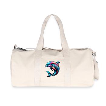 Dolphin - Recycled Canvas Sports Bag by Stanley/Stella - natural - Front