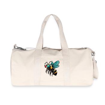 Bee - Recycled Canvas Sports Bag by Stanley/Stella - natural - Front
