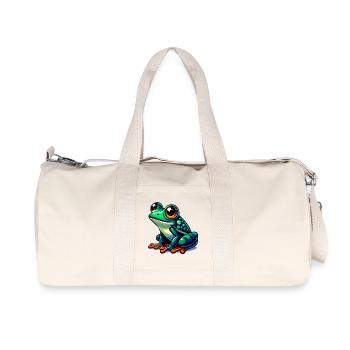 Frog - Recycled Canvas Sports Bag by Stanley/Stella - natural - Front