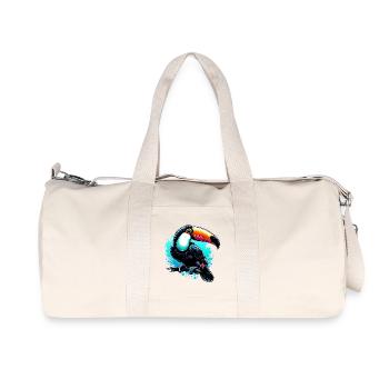 Toucan - Recycled Canvas Sports Bag by Stanley/Stella - natural - Front