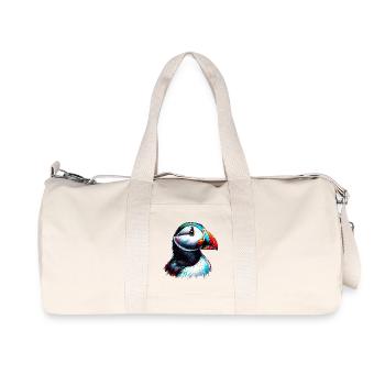 Macareux - Sac de sport en toile recyclée Stanley/Stella - blanc naturel - Devant