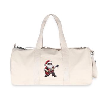 Guitare du Père Noël - Sac de sport en toile recyclée Stanley/Stella - blanc naturel - Devant