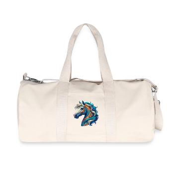 Pferd - Recycelte Canvas-Sporttasche von Stanley/Stella - Naturweiß - Vorne