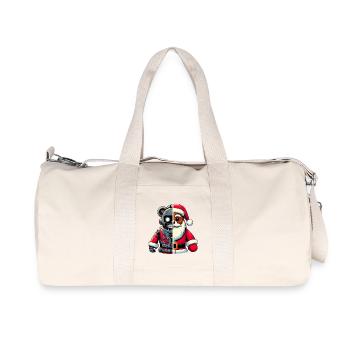 Santarobot - Recycelte Canvas-Sporttasche von Stanley/Stella - Naturweiß - Vorne