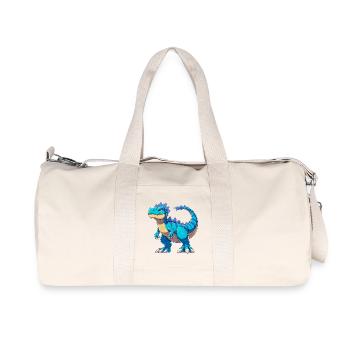 Dinosaure - Sac de sport en toile recyclée Stanley/Stella - blanc naturel - Devant