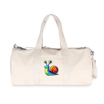 Snail - Recycled Canvas Sports Bag by Stanley/Stella - natural - Front