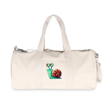 Escargot - Sac de sport en toile recyclée Stanley/Stella - blanc naturel - Devant