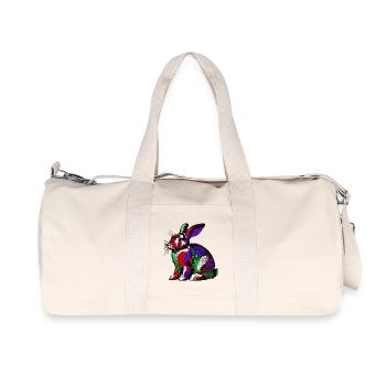 Rabbit - Recycled Canvas Sports Bag by Stanley/Stella - natural - Front