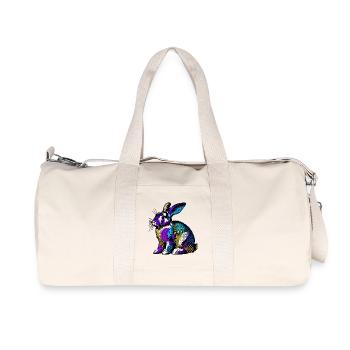 Rabbit - Recycled Canvas Sports Bag by Stanley/Stella - natural - Front