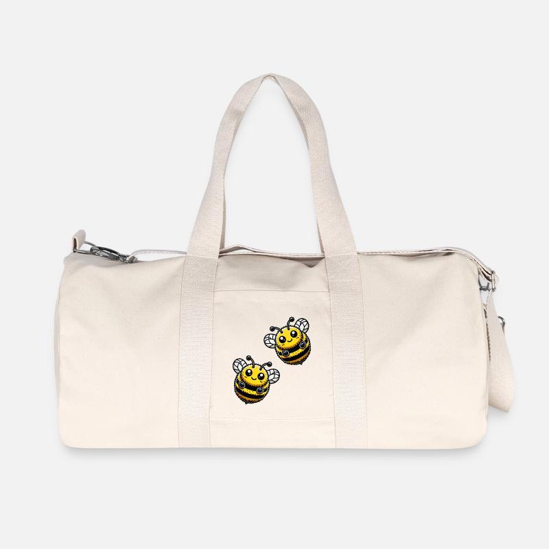 hummel biene 2 - Recycelte Canvas-Sporttasche von Stanley/Stella - Naturweiß